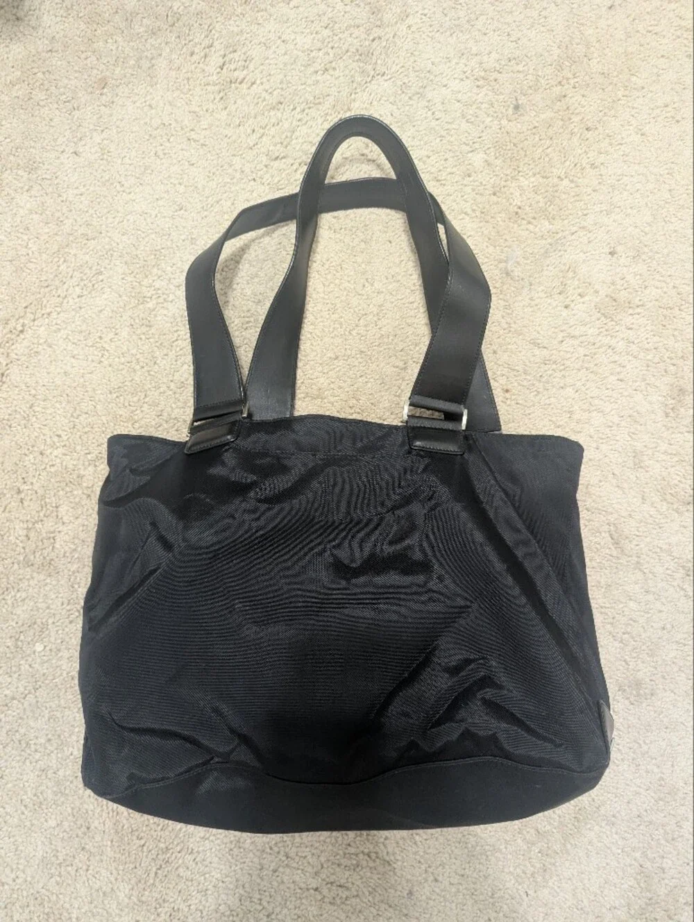 Tumi  Black Nylon Tote Bag